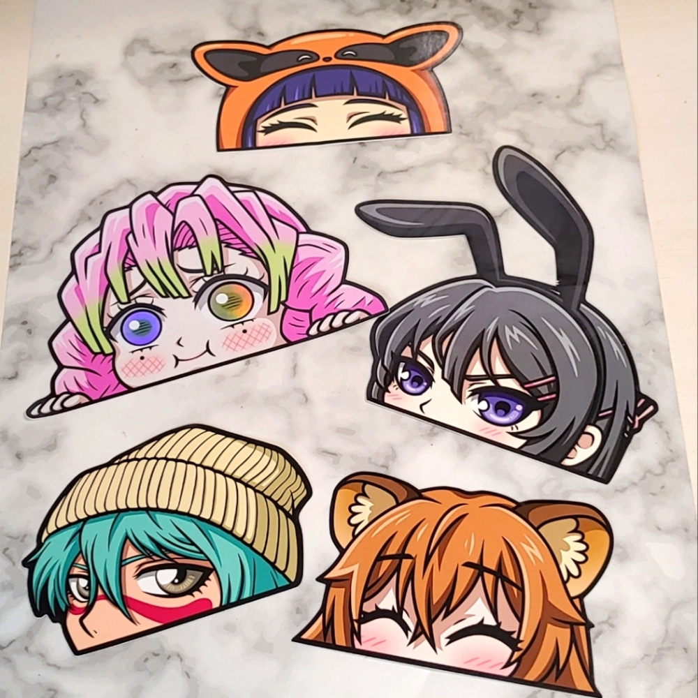 Anime Car Decal Stickers